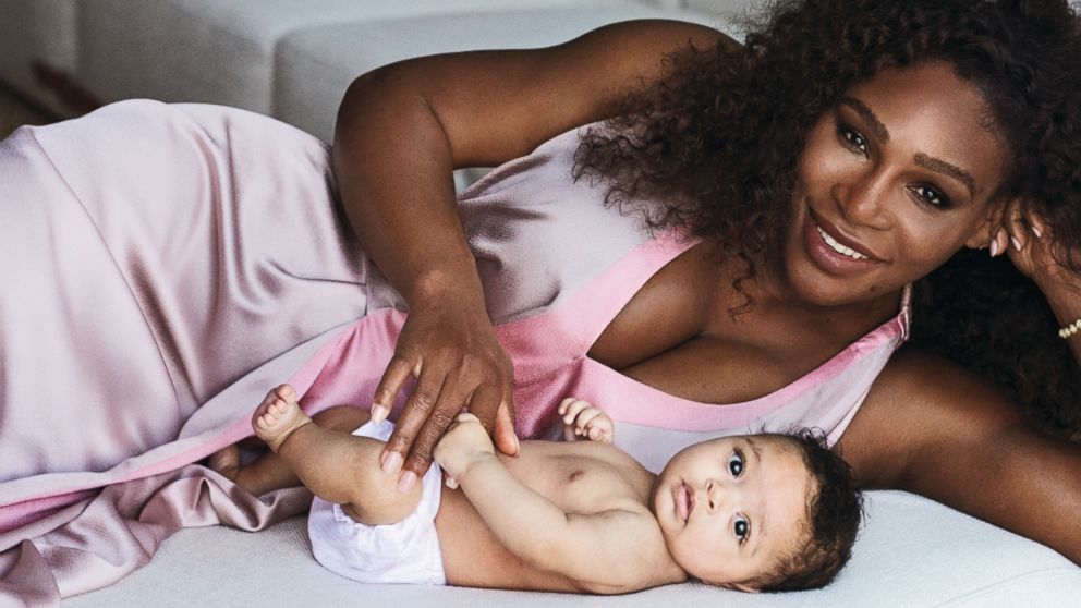 PHOTO: Serena Williams is photographed here with her daughter by Mario Testino for Vogue magazine. 
