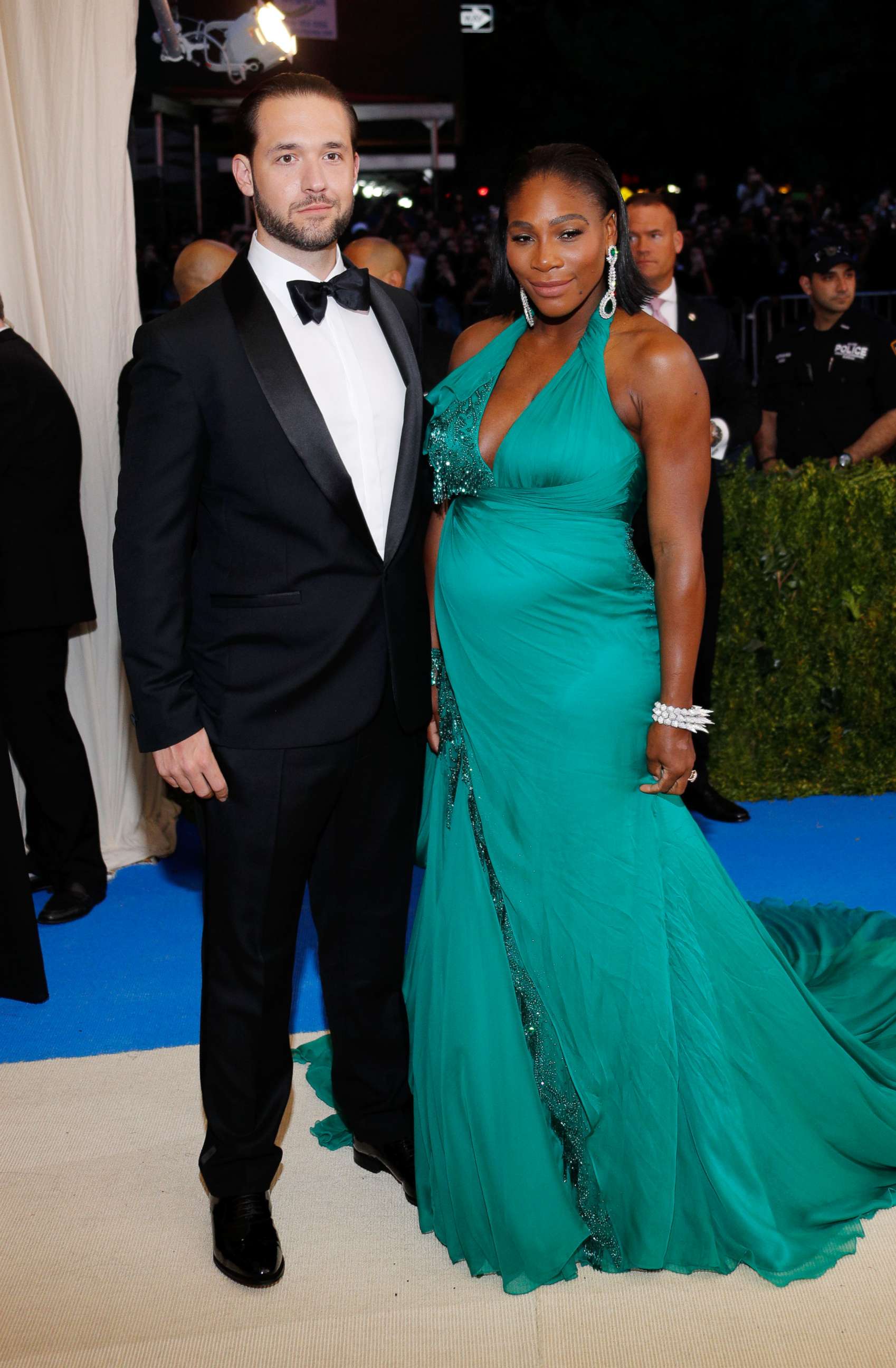 PHOTO: Alexis Ohanian and Serena Williams at 'Rei Kawakubo/Comme des Garcons: Art of the In-Between' Costume Institute Gala at Metropolitan Museum of Art  in this May 1, 2017 file photo in New York.