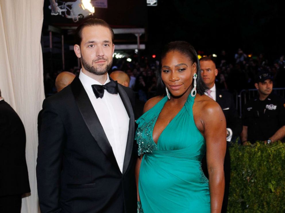 PHOTO: Alexis Ohanian and Serena Williams at Rei Kawakubo/Comme des Garcons: Art of the In-Between Costume Institute Gala at Metropolitan Museum of Art in this May 1, 2017 file photo in New York.