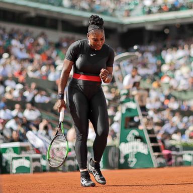 At the French Open, Serena Williams Is a Study in Motion