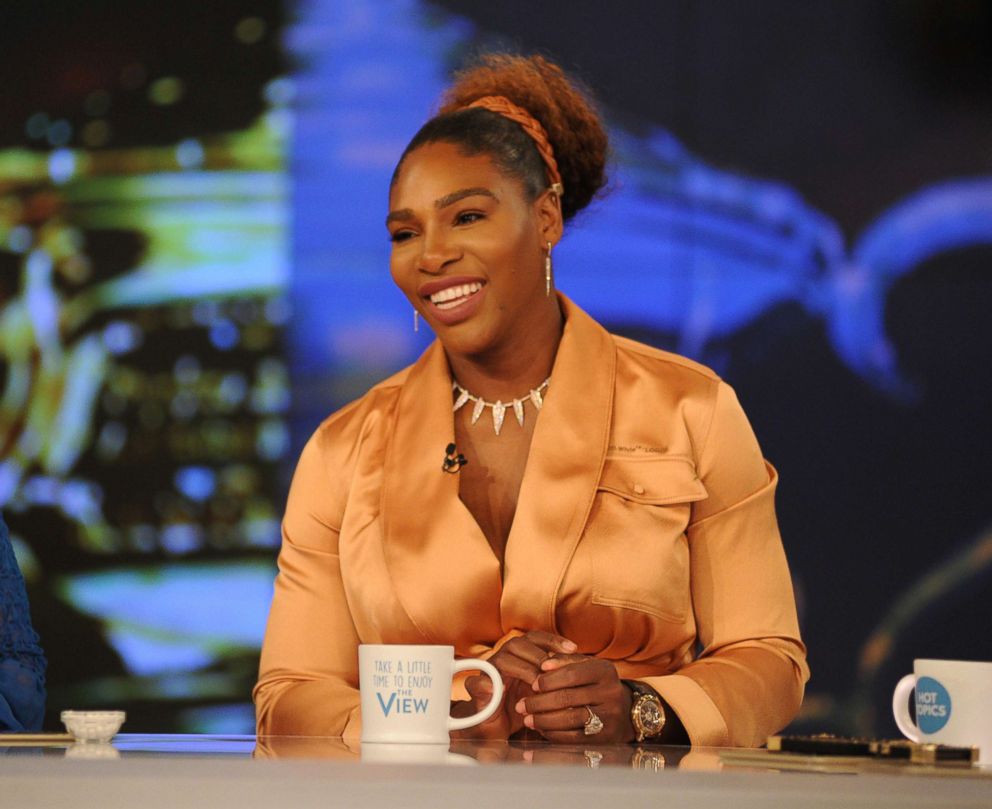 PHOTO: Serena Williams is the guest Tuesday, May 1, 2018, on ABC's "The View." 