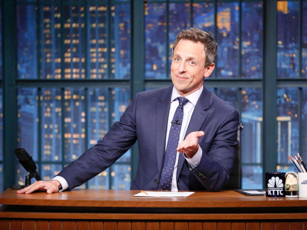 Seth Meyers reveals wife gave birth to second child in apartment lobby Seth Meyers reveals wife gave birth to second child in apartment lobby