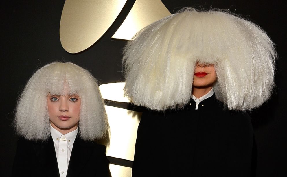 PHOTO: Maddie Ziegler, left, and singer/songwriter Sia attend the 57th Annual Grammy Awards at the Staples Center, Feb. 8, 2015, in Los Angeles.