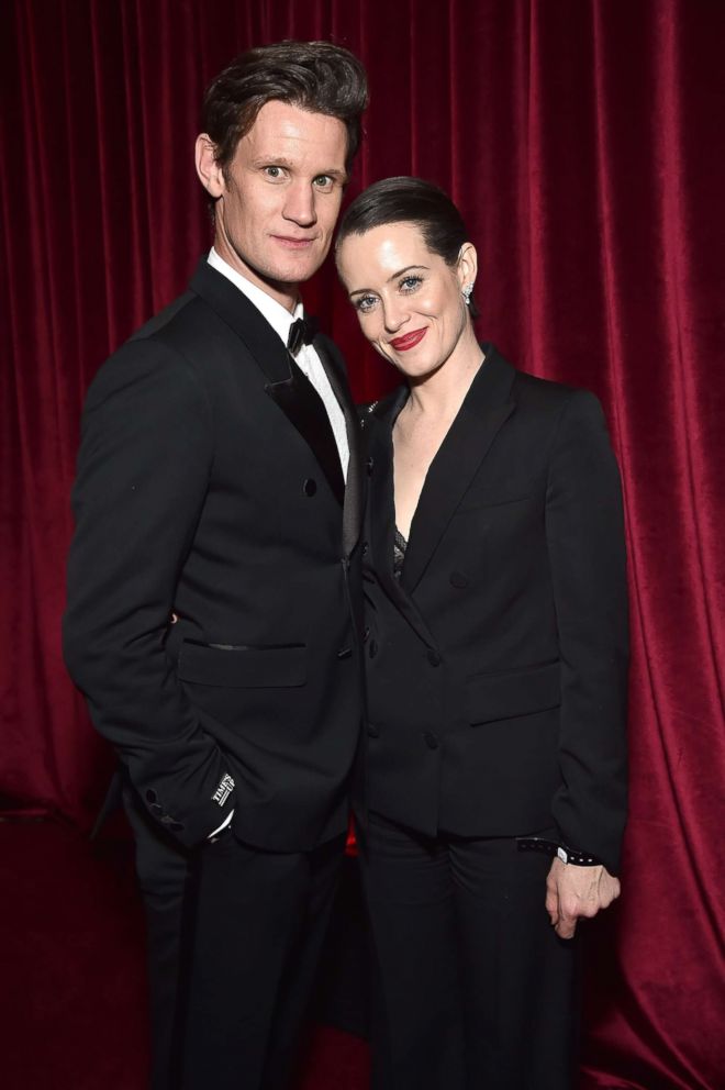 PHOTO: Matt Smith and Claire Foy attend the Netflix Golden Globes after party at Waldorf Astoria Beverly Hills, Jan. 7, 2018 in Beverly Hills, Calif.