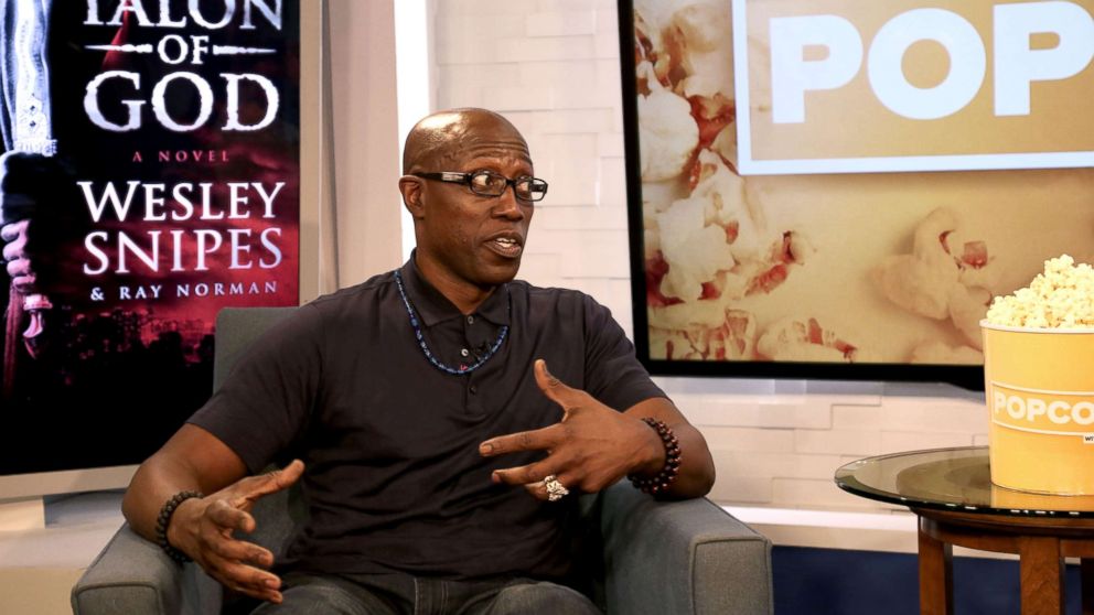 PHOTO: Wesley Snipes appears on "Popcorn with Peter Travers" at ABC News studios, July 26, 2017, in New York City.