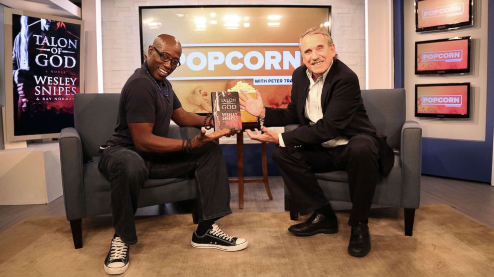 PHOTO: Wesley Snipes appears on "Popcorn with Peter Travers" at ABC News studios, July 26, 2017, in New York City.