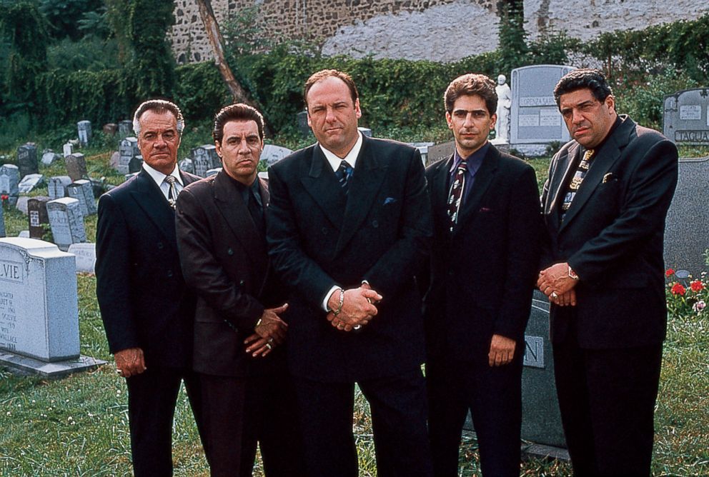 PHOTO: Actors Tony Sirico, Steven Van Zandt, James Gandolfini, Michael Imperioli & Vincent Pastore on "The Sopranos," circa 1999. 