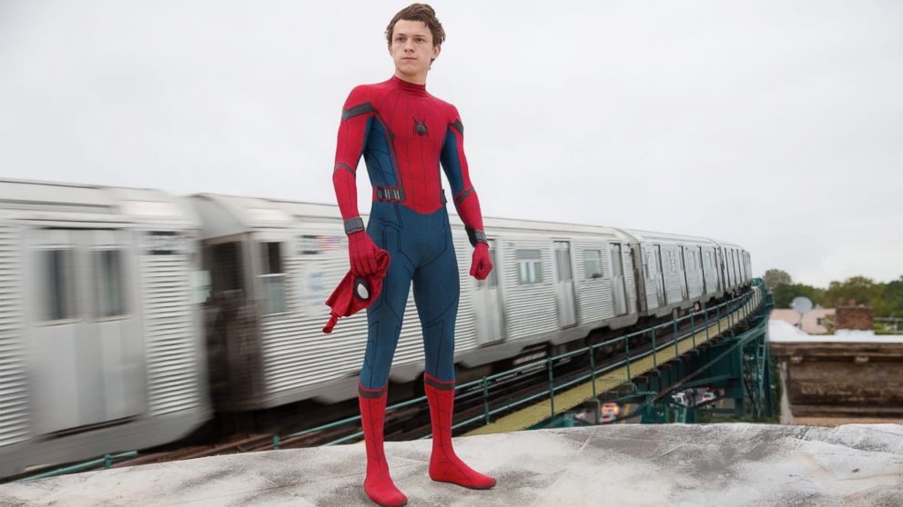 PHOTO: Tom Holland scene in the movie Spider-Man, Homecoming. 