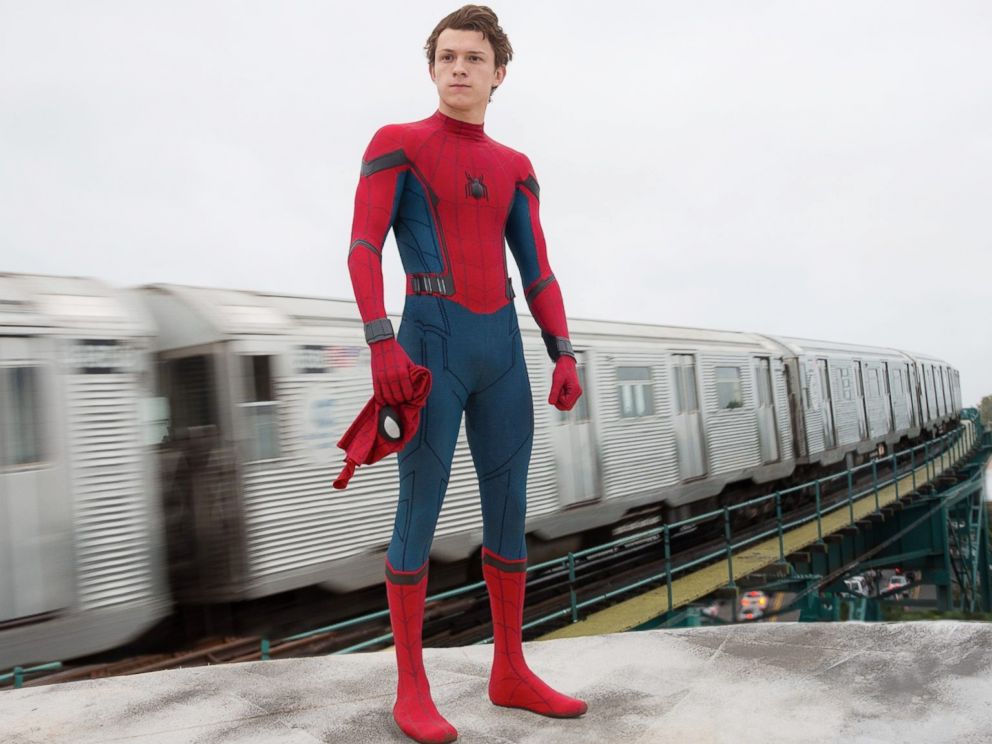 PHOTO: Tom Holland scene in the movie Spider-Man, Homecoming.