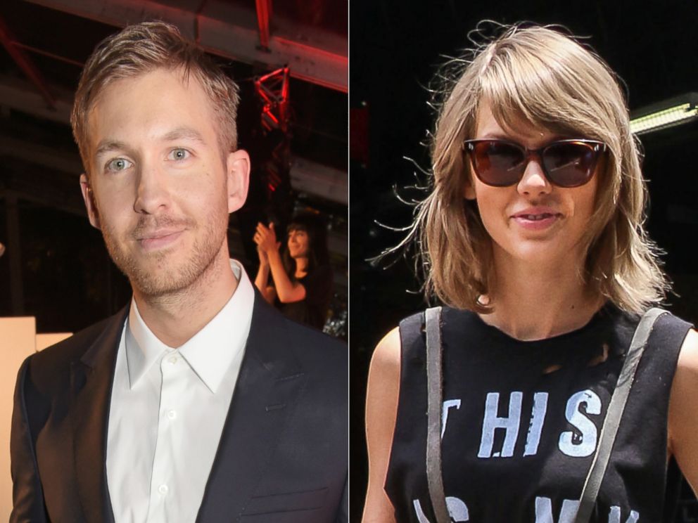 PHOTO: Man of the Year winner Calvin Harris attends the Glamour Women Of The Year awards at Berkeley Square Gardens, June 2, 2015 in London (L) Taylor Swift is seen, June 16, 2015 in Los Angeles.
