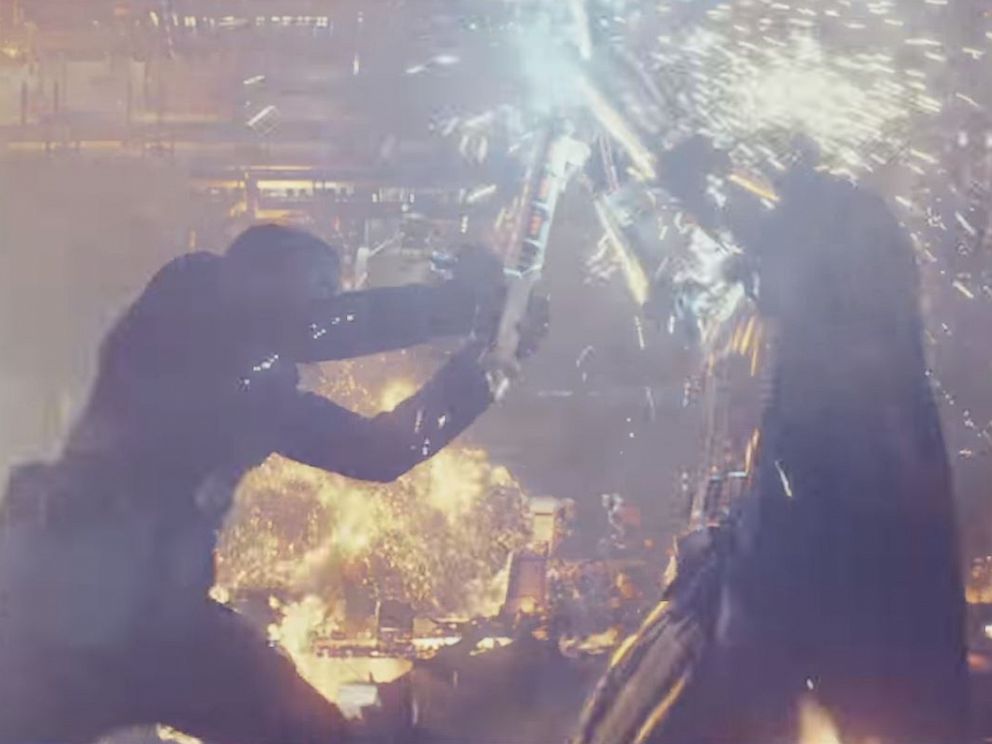 PHOTO: John Boyega, as Finn, in a scene from Star Wars: The Last Jedi official trailer.