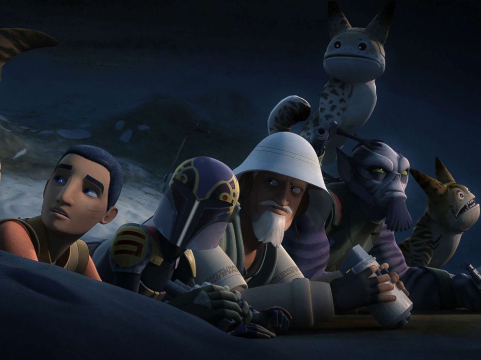 PHOTO: Star Wars Rebels episode, Flight of the Defender.