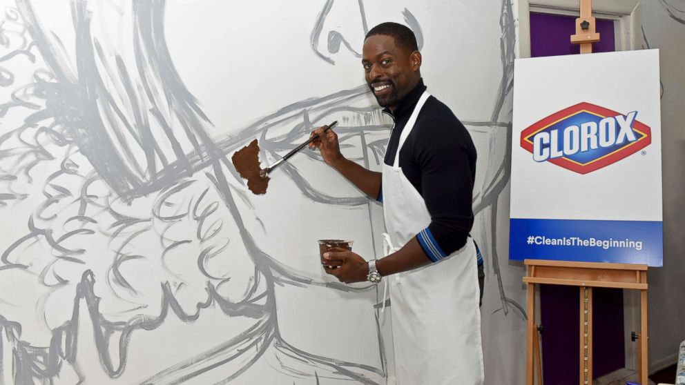 PHOTO: Sterling K. Brown joins Clorox and Thrive Collective celebrate the transformative power of clean at a new Youth Opportunity Hub in Harlem, New York, Feb. 27, 2018.