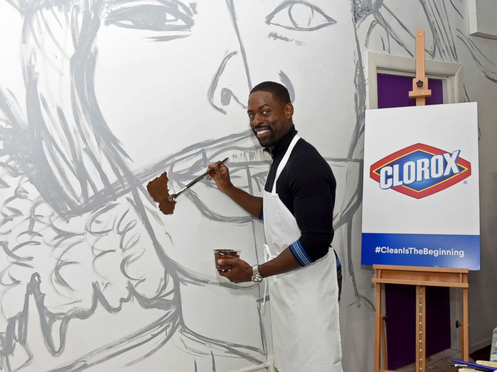 PHOTO: Sterling K. Brown joins Clorox and Thrive Collective celebrate the transformative power of clean at a new Youth Opportunity Hub in Harlem, New York, Feb. 27, 2018.