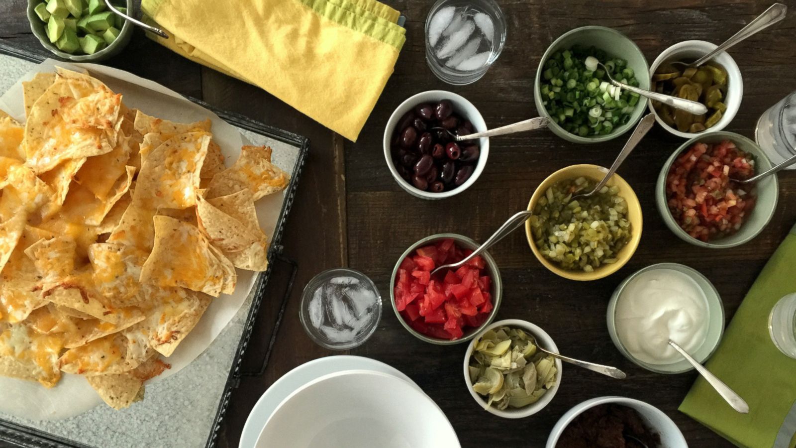 PHOTO: This undated photo shows a nacho bar on a table inside a home in New York.