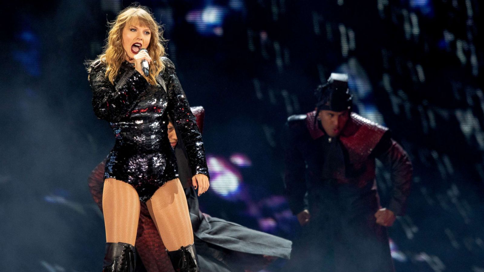 PHOTO: Taylor Swift performs live in concert during the Reputation Tour at Soldier Field in Chicago, June 2, 2018.