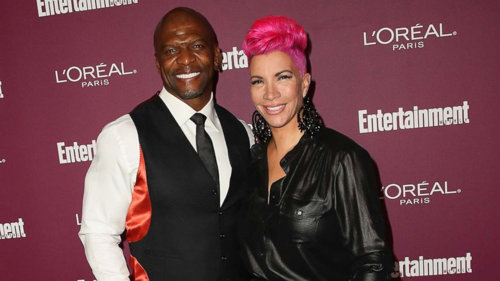 PHOTO: Terry Crews and his wife, Rebecca King-Crews, attend the Entertainment Weekly's 2017 Pre-Emmy Party at the Sunset Tower Hotel, Sept. 15, 2017, in West Hollywood, Calif.