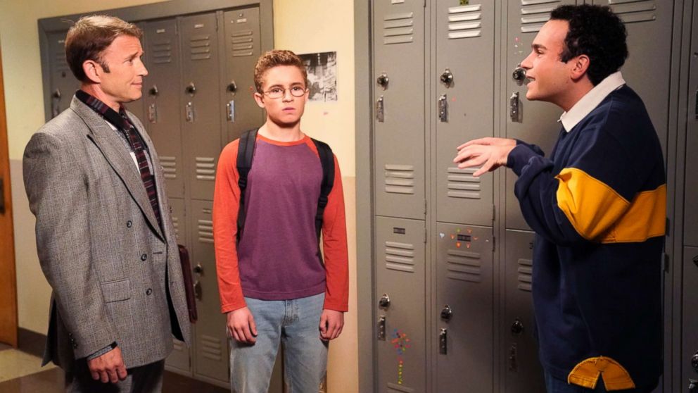 PHOTO: Ilan Mitchell-Smith, Sean Giambrone and Troy Gentile appear on the season premiere of "The Goldbergs" on Sept. 27, 2017.