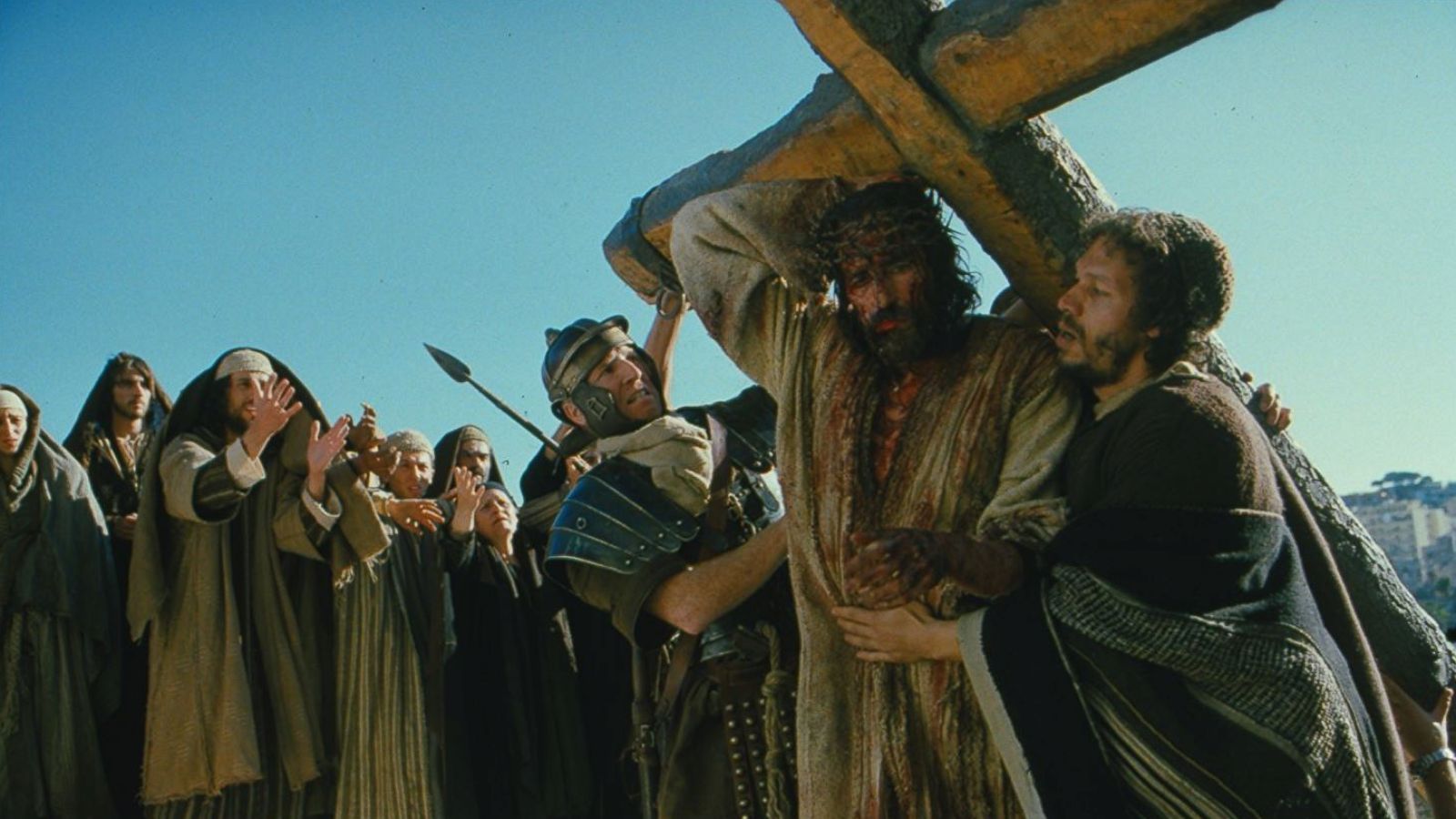 PHOTO: Jim Caviezel and Jarreth J. Merz in "The Passion of the Christ," 2004.