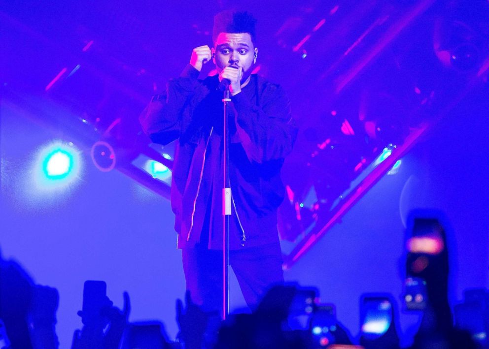 PHOTO: The Weeknd performs during "Starboy: Legend of the Fall 2017 World Tour" on Dec. 14, 2017, in Perth, Australia.  