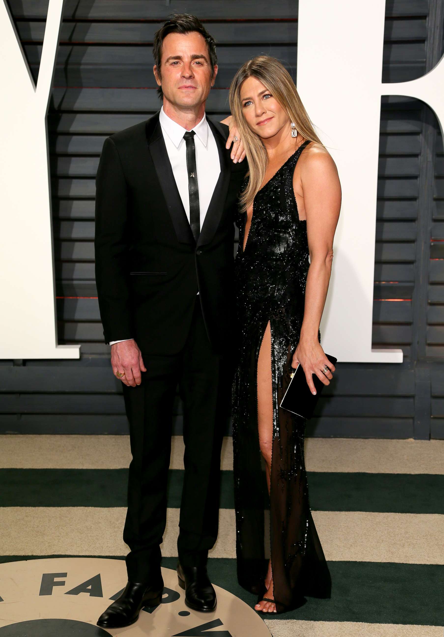 PHOTO: Jennifer Aniston and Justin Theroux attend the 2017 Vanity Fair Oscar Party, Feb. 26, 2017, in Beverly Hills, Calif.