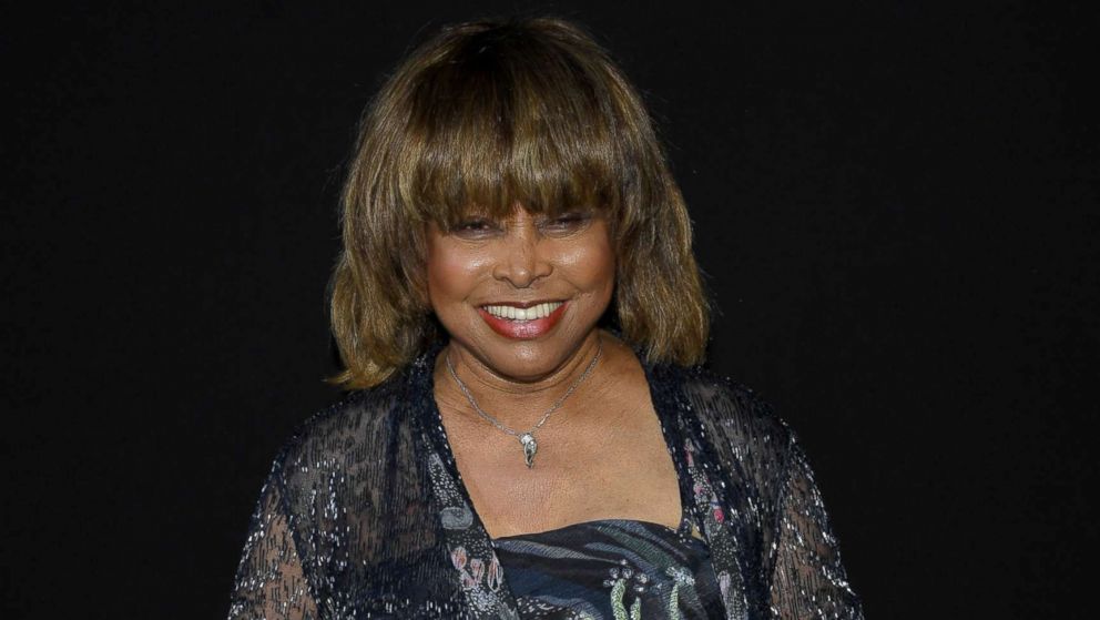 Tina Turner attends the Giorgio Armani Prive Haute Couture Fall Winter 2018/2019 show as part of Paris Fashion Week, July 3, 2018, in Paris.