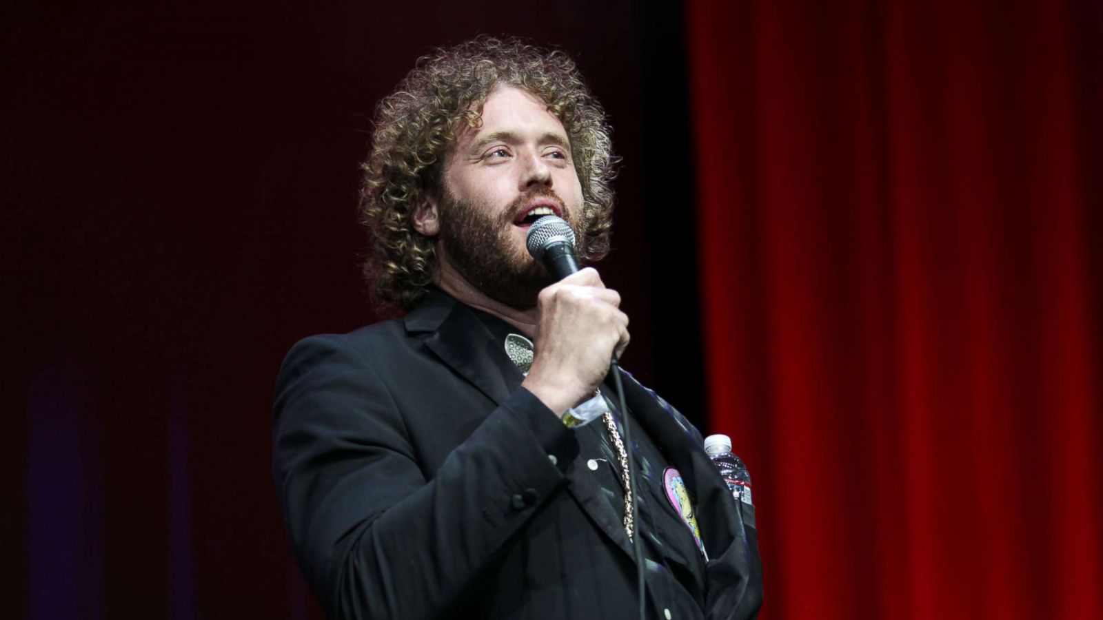 PHOTO: Comedian T.J. Miller performs onstage at The Bill Graham Stage at Civic Center Plaza and The Bill Graham Civic Auditorium in this June 2, 2017 file photo in San Francisco, Calif.