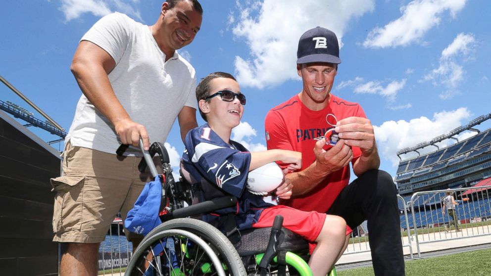 Tom Brady Meets & Greets to Make Wishes Come True