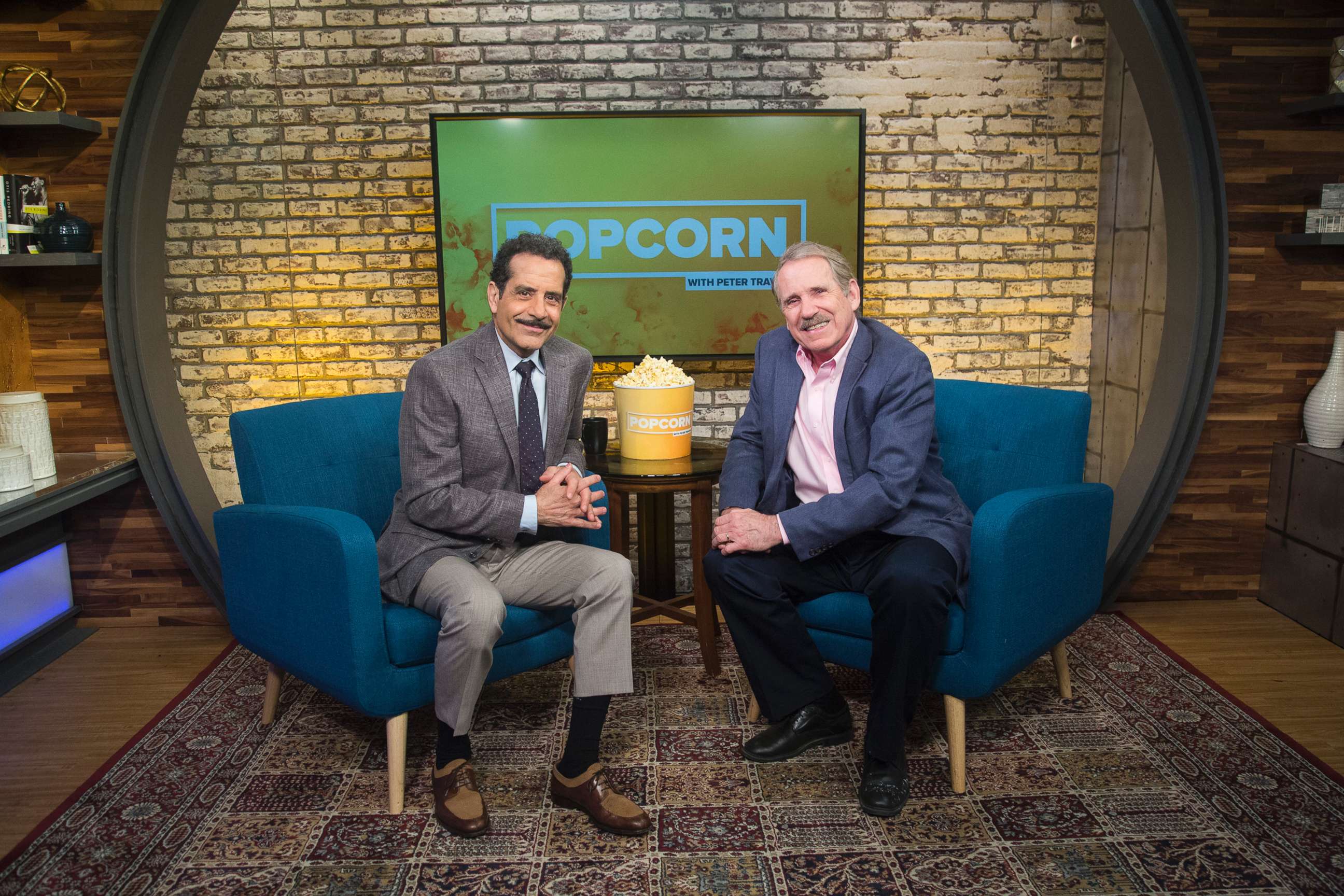 PHOTO: Tony Shalhoub appears on "Popcorn with Peter Travers" at ABC News studios on May 10, 2018, in New York City.

