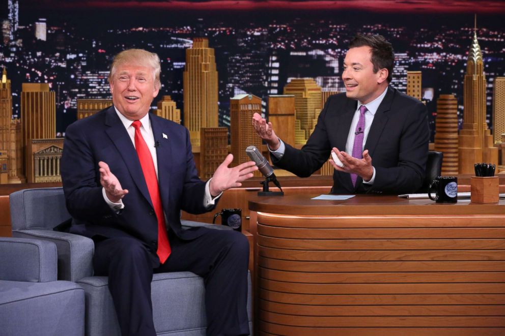 PHOTO: In this file photo, Donald Trump during an interview with host Jimmy Fallon on "THE TONIGHT SHOW STARRING JIMMY FALLON," Sept. 11, 2015.