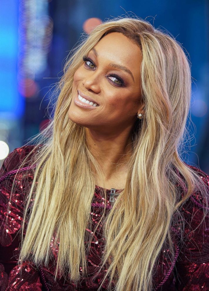 PHOTO: Tyra Banks visits MTV TRL, Jan.9, 2018 in New York City.