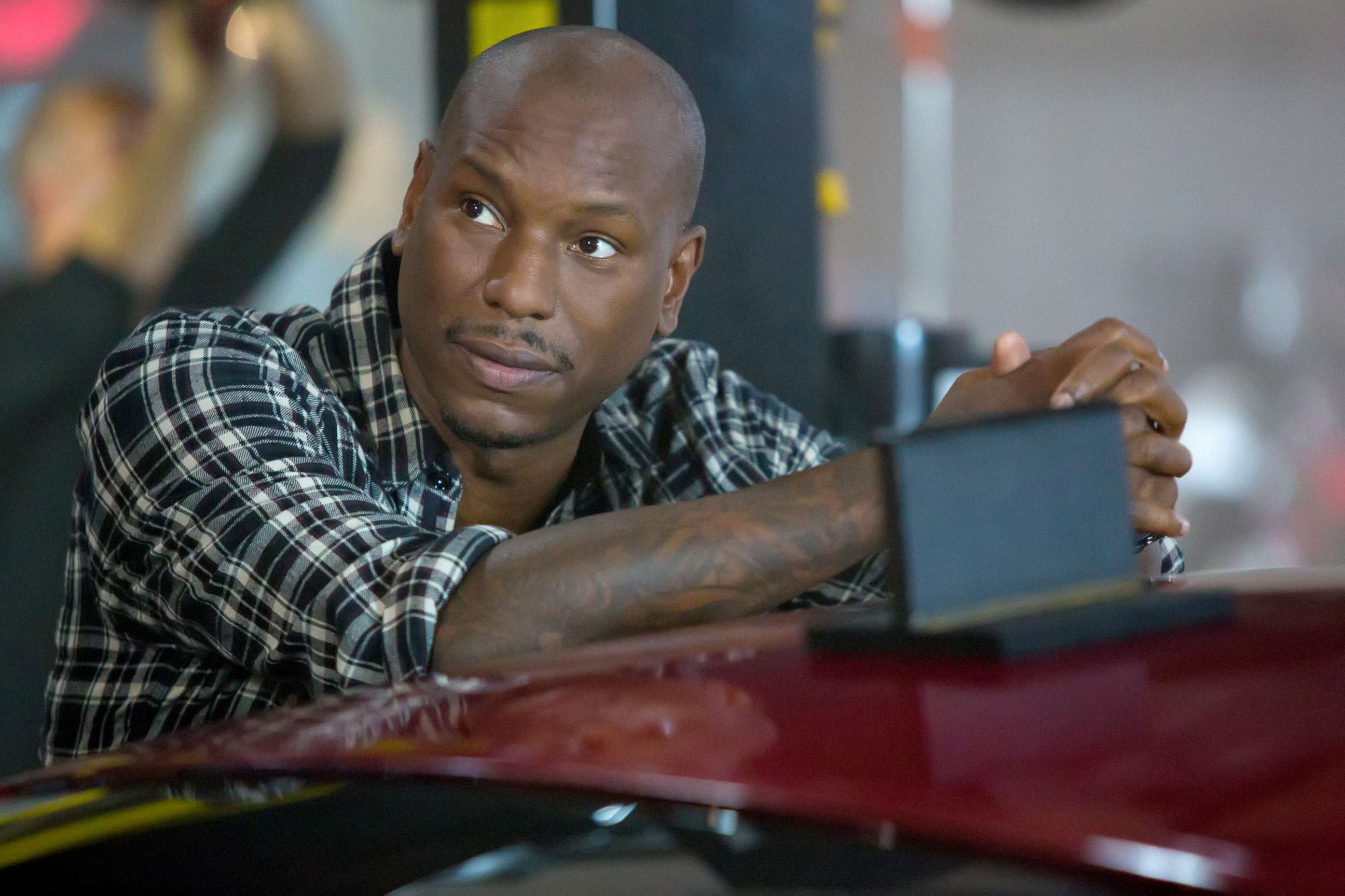 PHOTO: Tyrese Gibson as Roman in "The Fate of the Furious."  