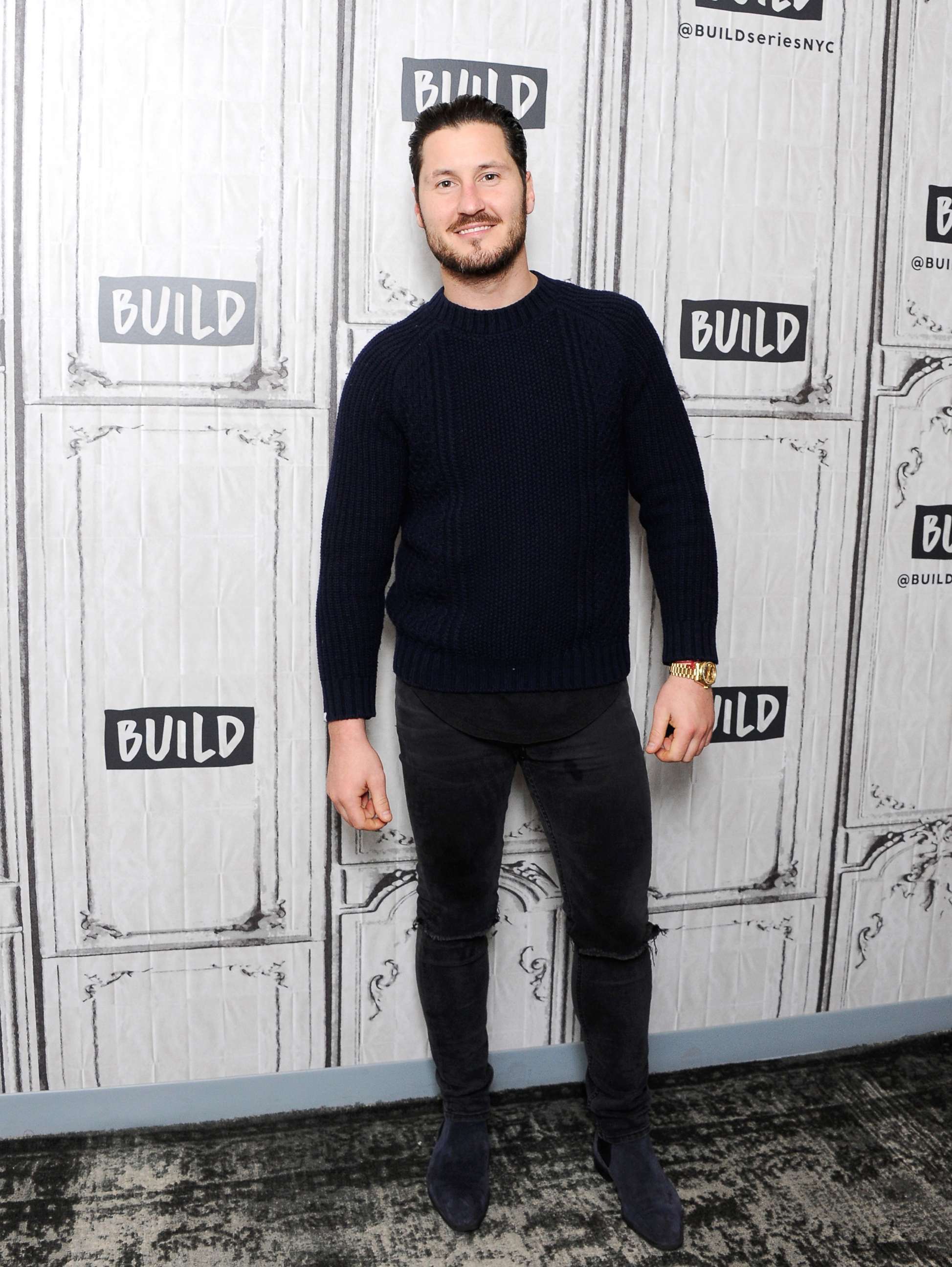 PHOTO: Val Chmerkovskiy visits Build Series on March 7, 2018 in New York City.