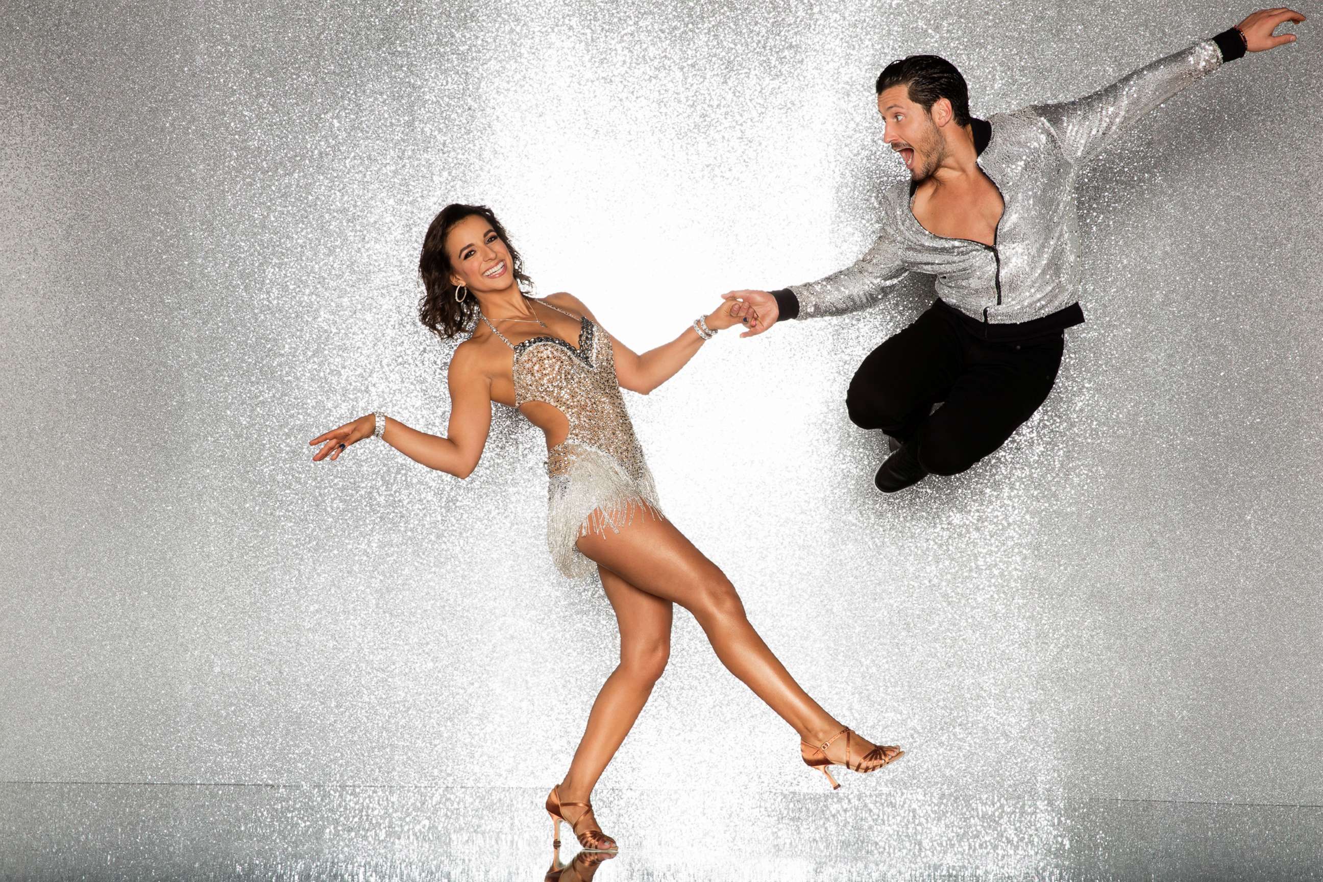 PHOTO: Victoria Arlen and pro dancer Val Chmerkovskiy will compete for the mirror ball title on the new season "Dancing With The Stars."