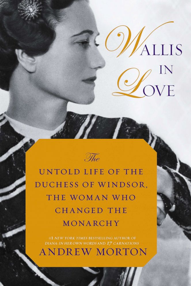 PHOTO: The cover for a new biography by historian Andrew Morton is about late American socialite Wallis Simpson, "Wallis in Love." 