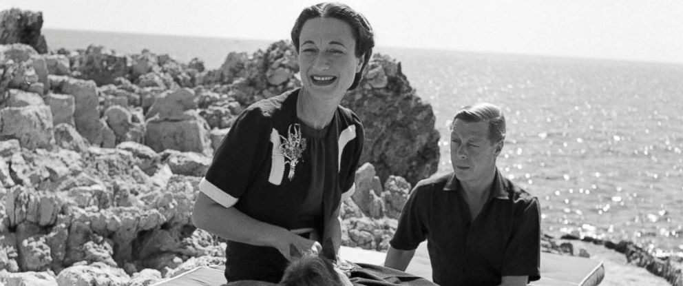 Image result for photos King Edward VIII and his feisty American lover Wallis Simpson.