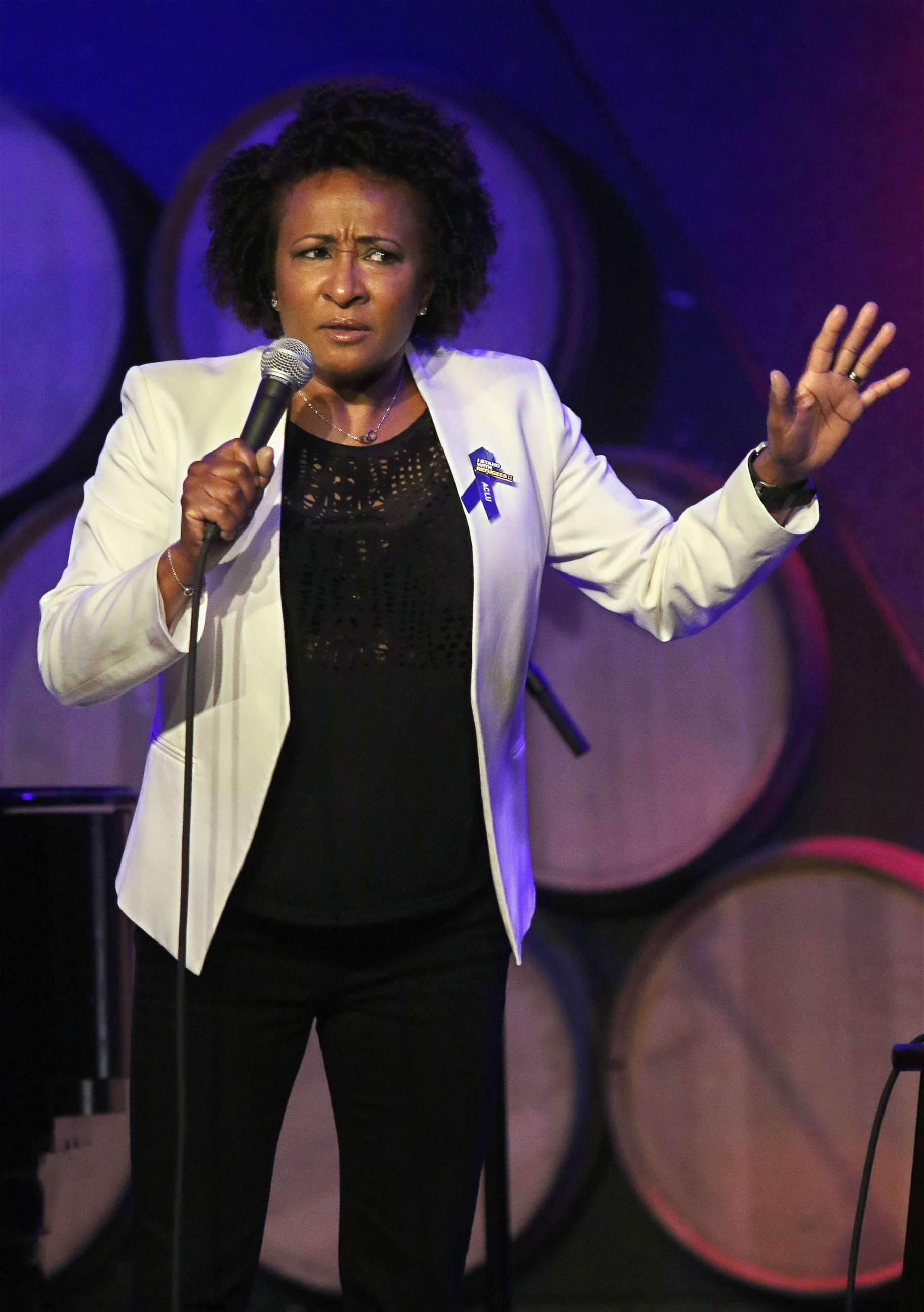 PHOTO: Comedian Wanda Sykes performs at City Winery on April 26, 2017 in New York.