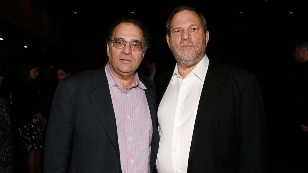 PHOTO: Bob Weinstein and Harvey Weinstein attend the New York premiere of Dimension Films' 'The Road' at Clearview Chelsea Cinemas, Nov. 16, 2009, in New York.