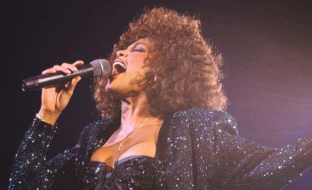 PHOTO: Whitney Houston performs in Paris, May 18, 1988.