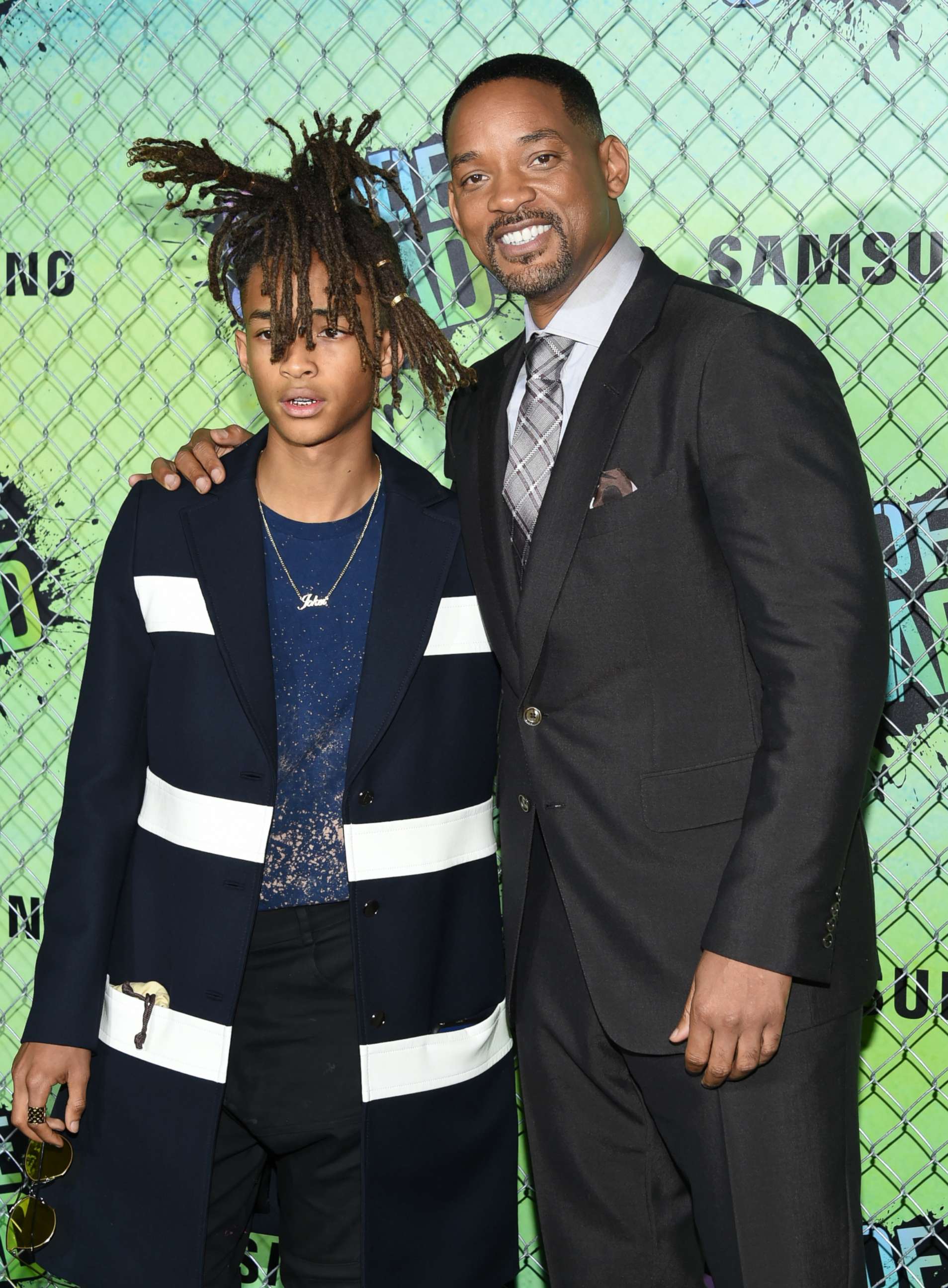 PHOTO: Jaden Smith and Will Smith attend the world premiere of "Suicide Squad" at the Beacon Theatre, Aug. 1, 2016, in New York. 