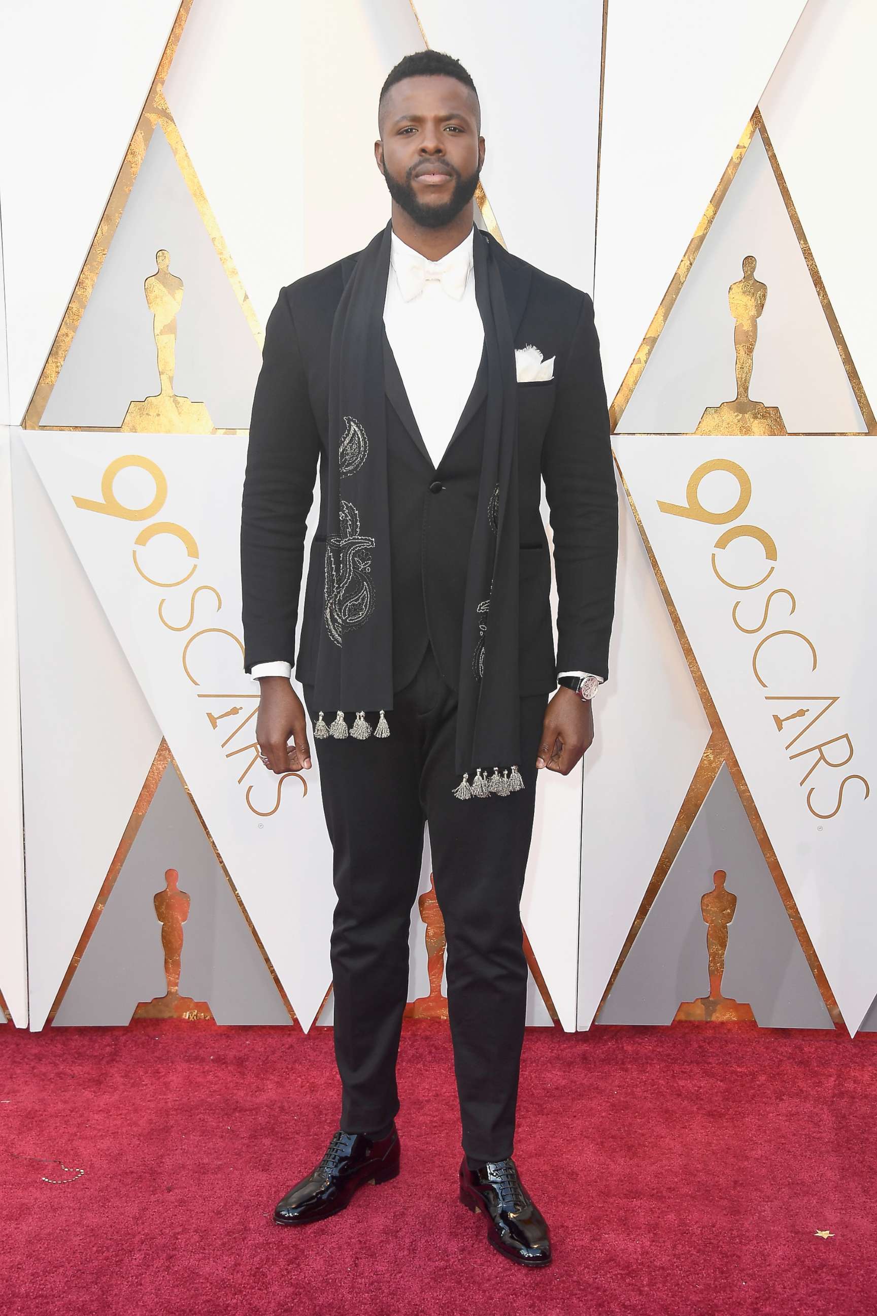 PHOTO: Winston Duke attends the 90th Annual Academy Awards at Hollywood & Highland Center, March 4, 2018 in Hollywood, Calif.