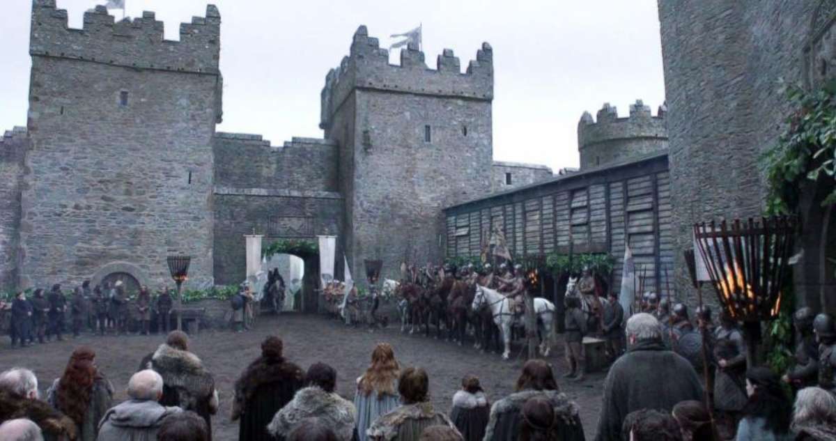 PHOTO: Winterfell castle, Season 1 of Game of Thrones.