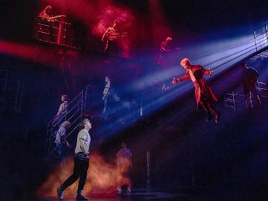 How do you make vampires fly effortlessly on Broadway? Strong wires, harnesses and lots of practice