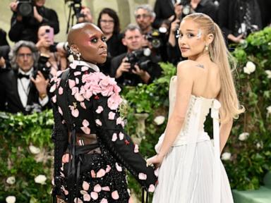 AP PHOTOS: Cynthia Erivo and Ariana Grande cut a 'Wicked' swath around the world