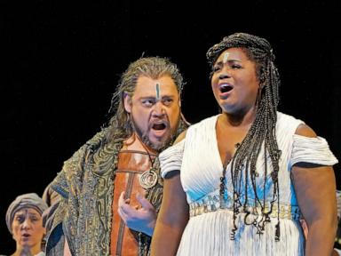 Soprano Angel Blue sings her first Metropolitan Opera 'Aida' in a new production