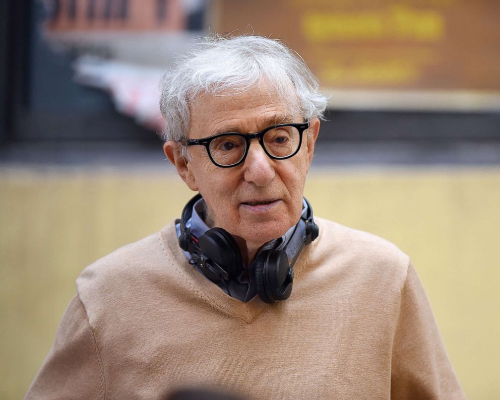 PHOTO: Woody Allen seen at a film set in Manhattan, Sept. 11, 2017 in New York.  