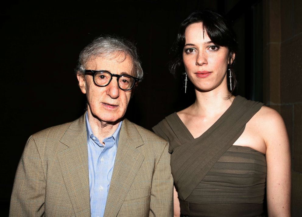 PHOTO: Woody Allen and Rebecca Hall attend the Kursaal Palace Gala Opening Night for "Vicky Cristina Barcelona" at the 56th Festival de San Sebastian Donstia in San Sebastian, Spain, Sept. 18, 2008.