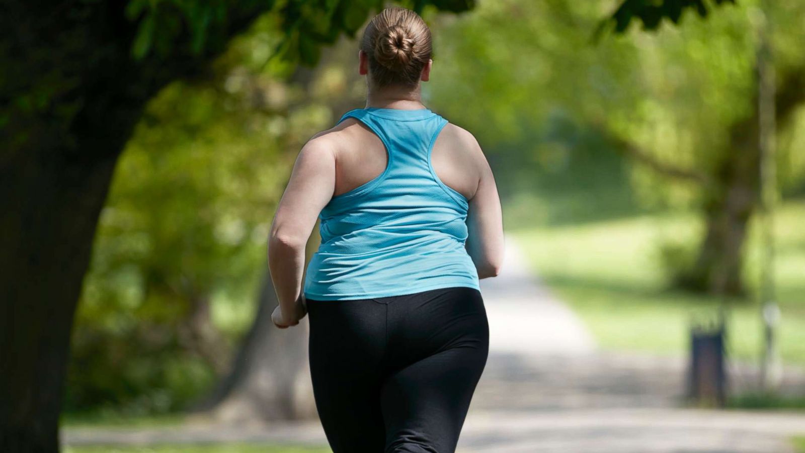 PHOTO: A woman jogs in this stock photo.