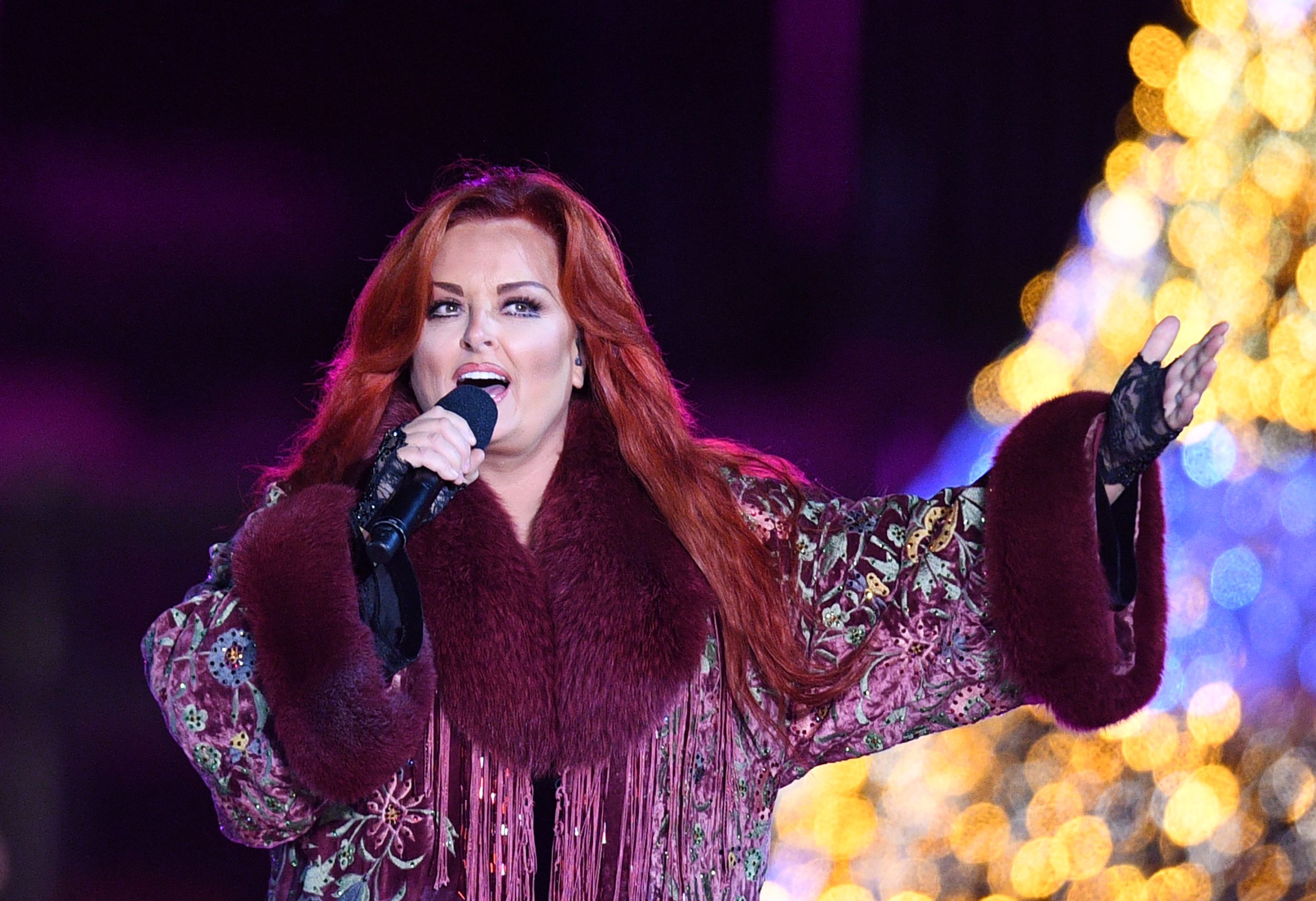 PHOTO: Wynonna Judd performs during the 95th annual National Christmas Tree Lighting ceremony at the Ellipse in President's Park near the White House in Washington on Nov. 30, 2017.