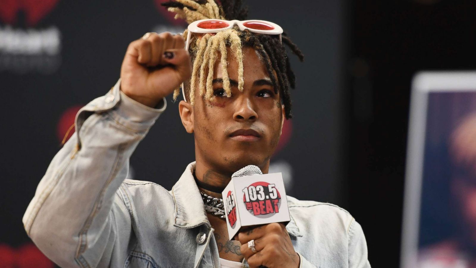 PHOTO: Rapper Xxxtentacion visits a Fort Lauderdale, Fla. radio station on May 26, 2017.